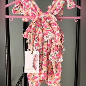 Jessica Simpson 18M Floral Top NWT